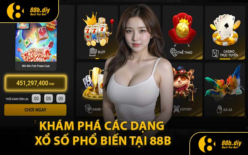Khám Phá Các Dạng Xổ Số Phổ Biến Tại 88B